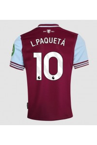 West Ham United Lucas Paqueta #10 Jalkapallovaatteet Kotipaita 2024-25 Lyhythihainen